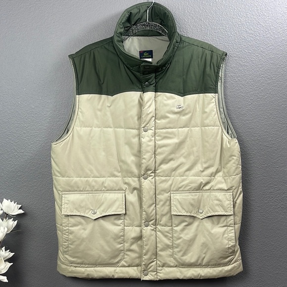 Lacoste puffer  vest jacket men 56/7, preloved I great condition - Picture 3 of 16